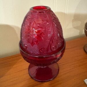 Westmoreland Tiara Ruby Red Fairy Lamp